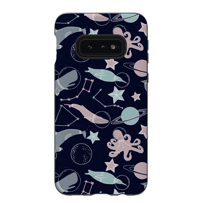 Galaxy S10e StrongFit Ocean animals in space by  Utart