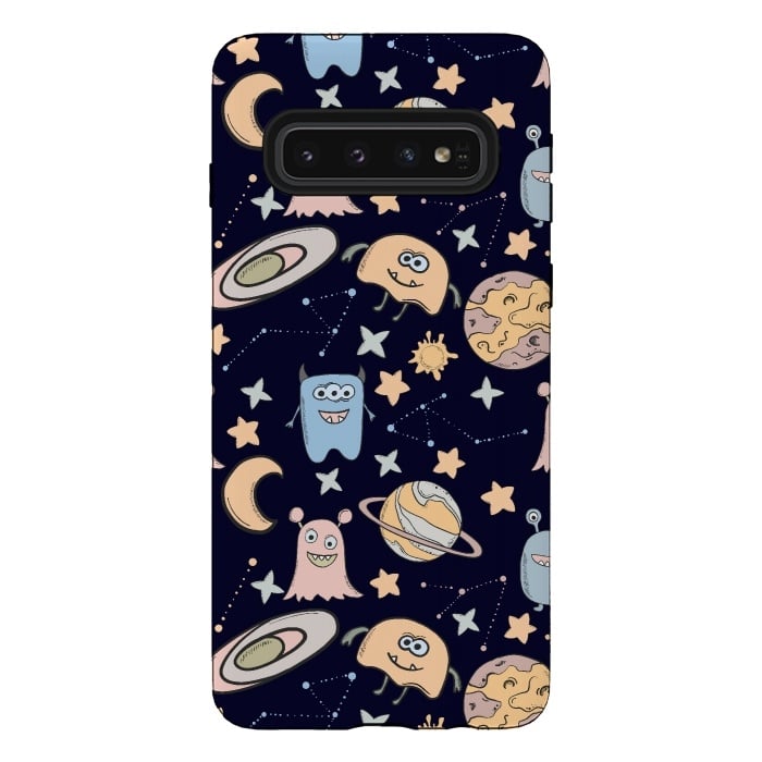 Galaxy S10 StrongFit Monster in Space by  Utart