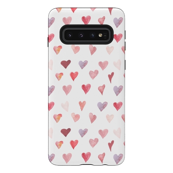 Galaxy S10 StrongFit Valentines hearts by  Utart