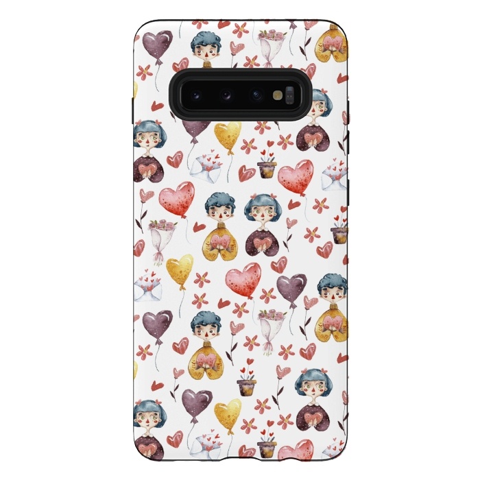 Galaxy S10 plus StrongFit Happy Valentines Day by  Utart