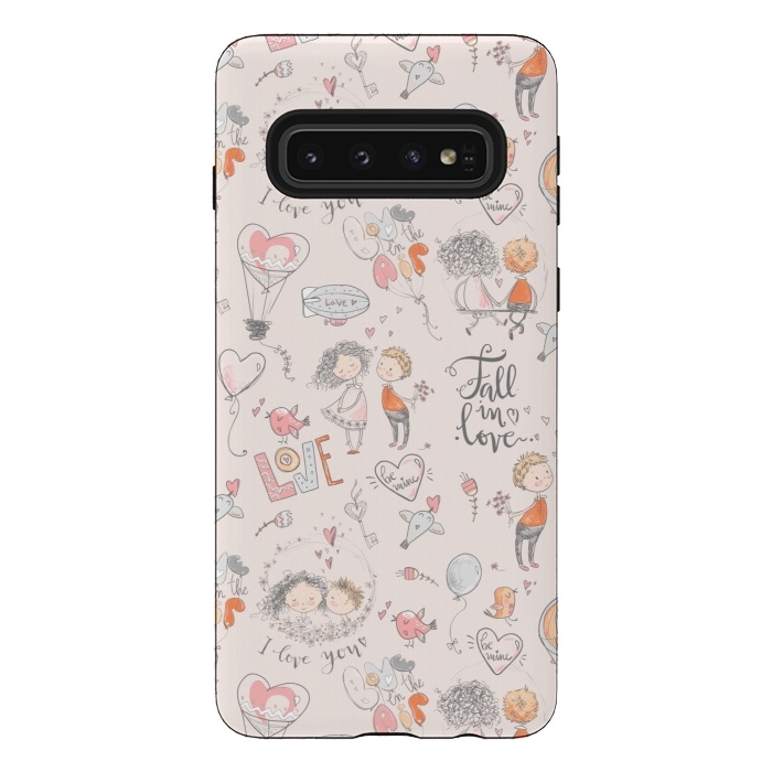 Galaxy S10 StrongFit Fall in love- happy valentines day by  Utart