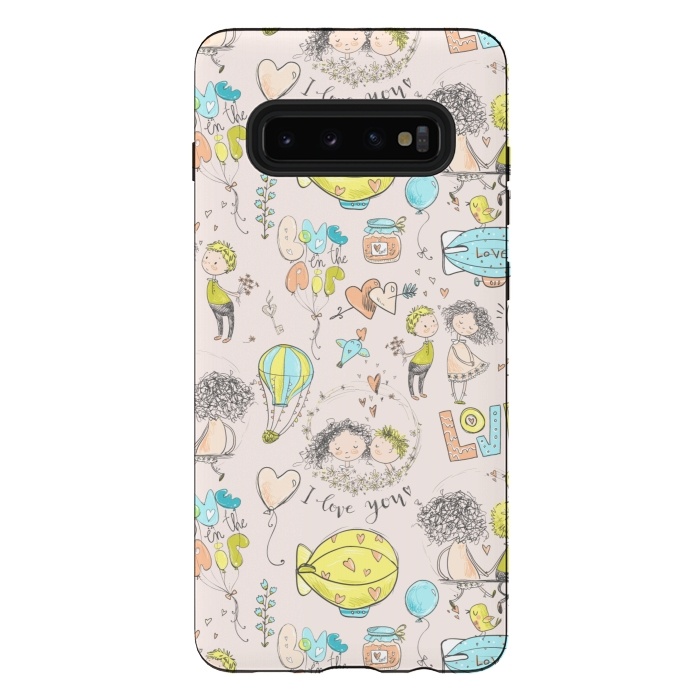 Galaxy S10 plus StrongFit I love you - happy valentine by  Utart