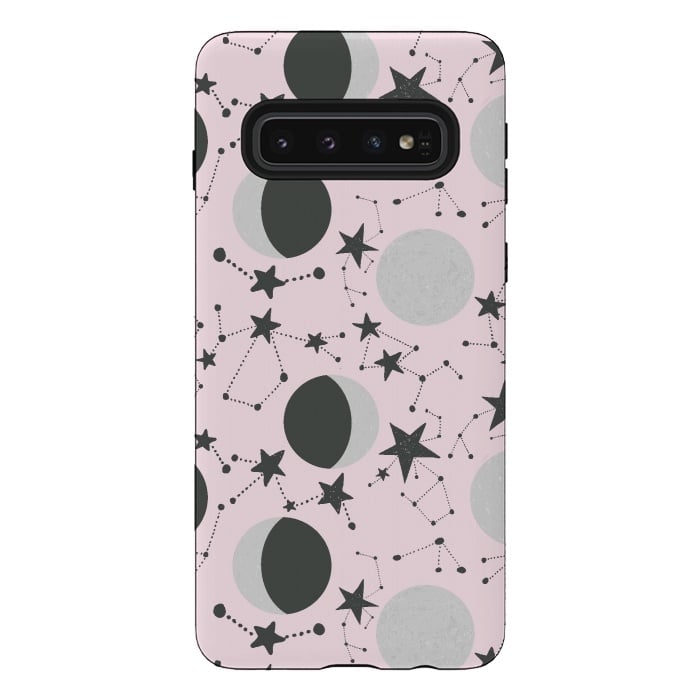 Galaxy S10 StrongFit Moon and Stars Dance by  Utart