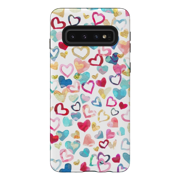 Galaxy S10 StrongFit Painted Love by gingerlique