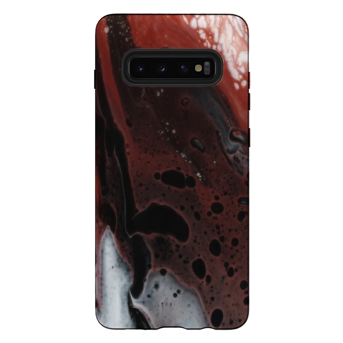 Galaxy S10 plus StrongFit Marble Ink Texture by  Utart