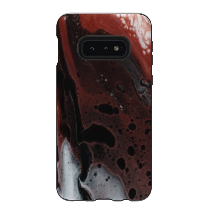Galaxy S10e StrongFit Marble Ink Texture by  Utart