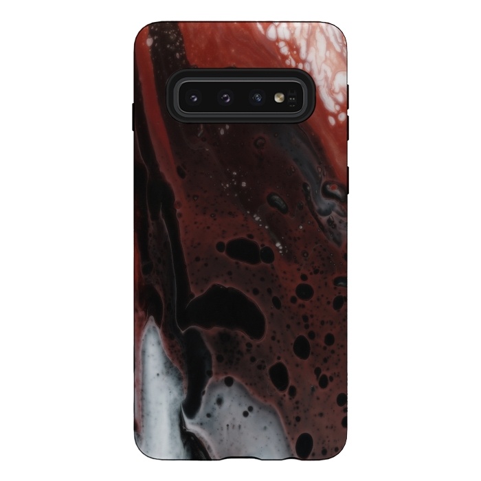 Galaxy S10 StrongFit Marble Ink Texture by  Utart