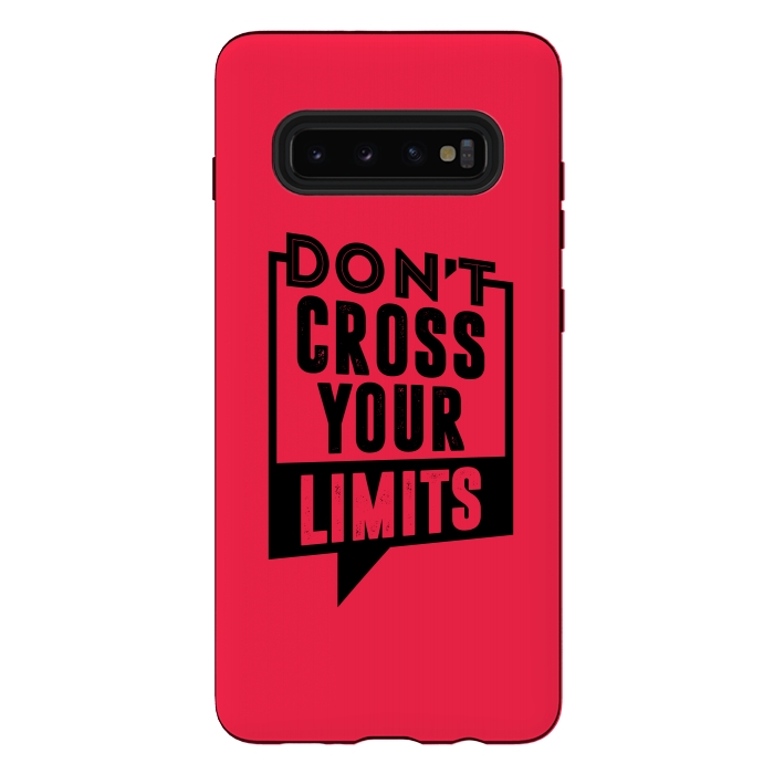 Galaxy S10 plus StrongFit dont cross your limits by TMSarts