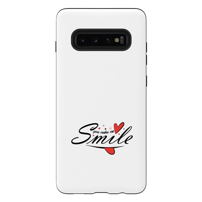 Galaxy S10 plus StrongFit you make me smile by TMSarts