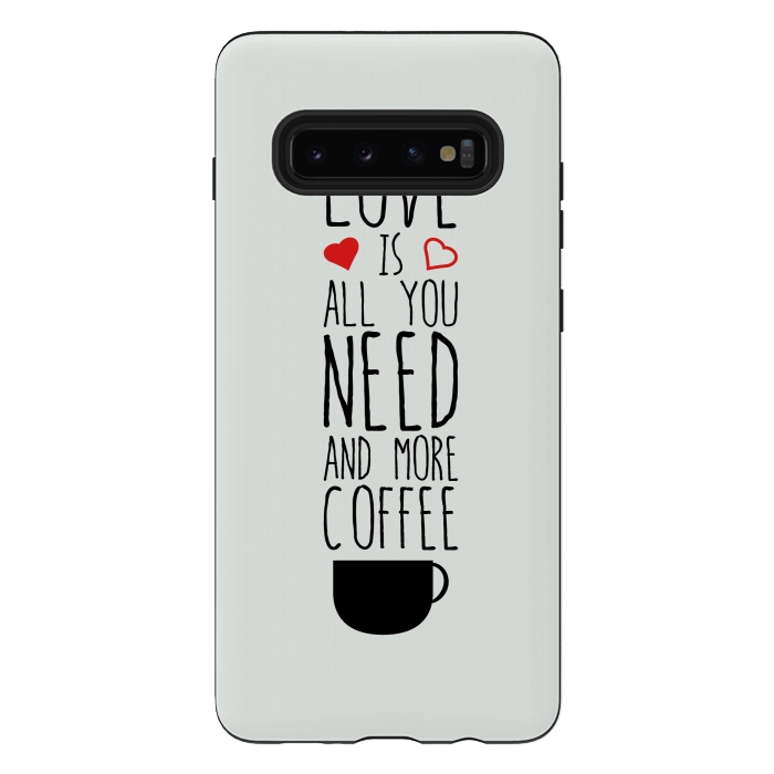 Galaxy S10 plus StrongFit need more coffee by TMSarts