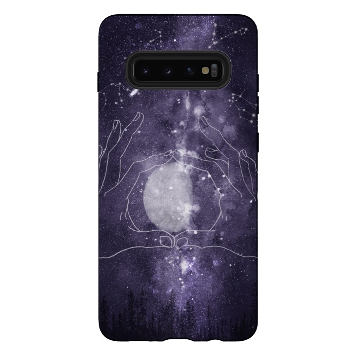 Galaxy S10 plus StrongFit The moon in your hand by  Utart