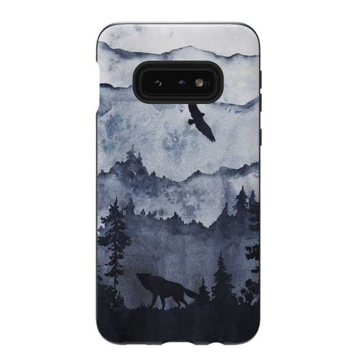 Galaxy S10e StrongFit the mountains are calling- wolf and eagle by  Utart
