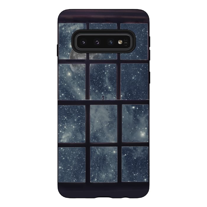Galaxy S10 StrongFit Space view Window-Moon shine by ''CVogiatzi.