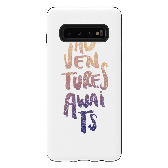 Galaxy S10 plus StrongFit Adventures Awaits by Anis Illustration