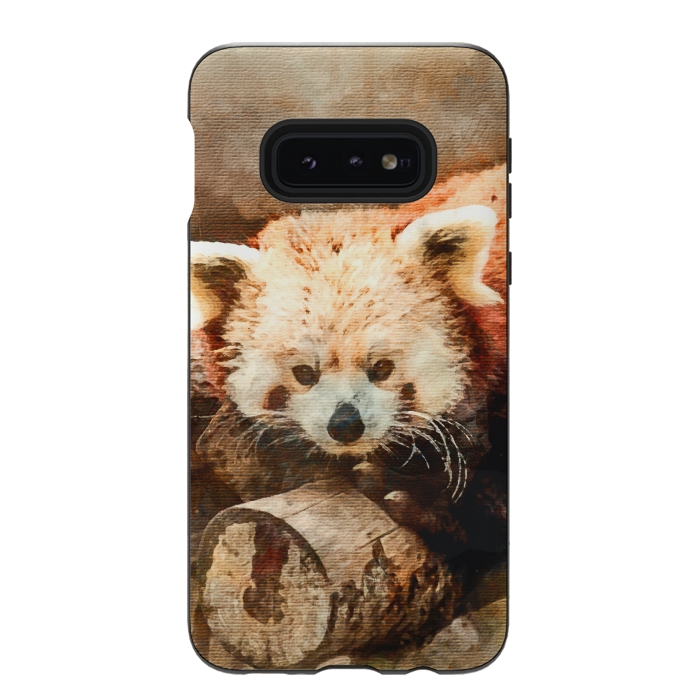 Galaxy S10e StrongFit Red Panda by Creativeaxle