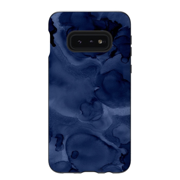 Galaxy S10e StrongFit Blue Ink Marble by  Utart