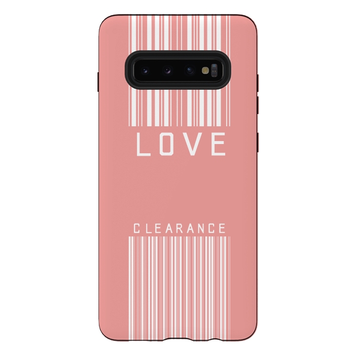 Galaxy S10 plus StrongFit Love Clearance by Art Design Works