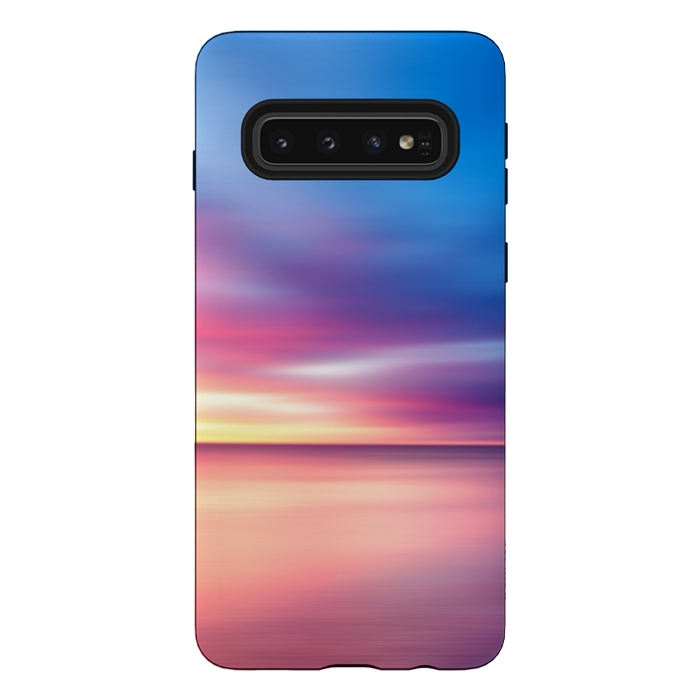 Galaxy S10 StrongFit Abstract Sunset V by Art Design Works