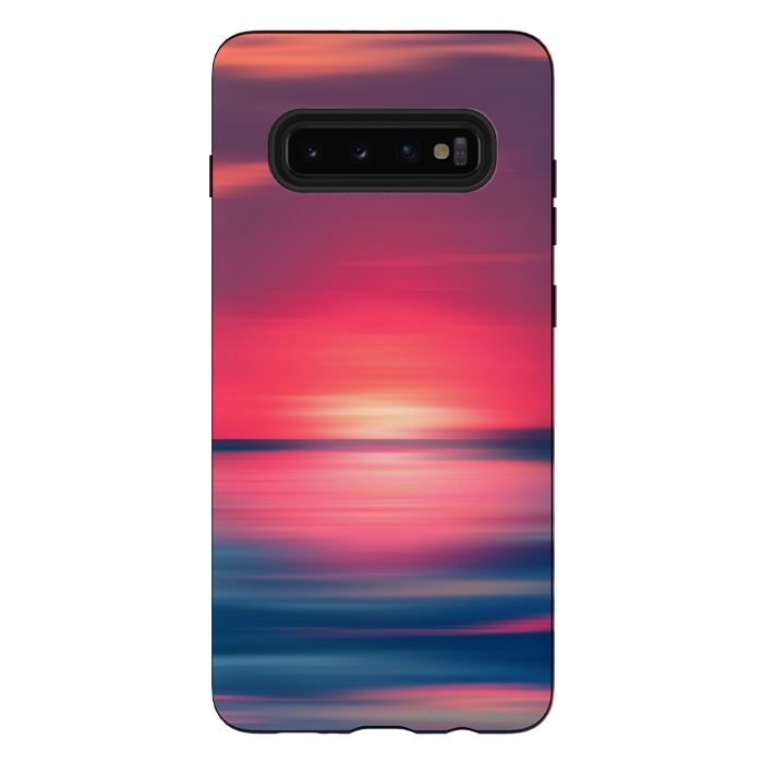 Galaxy S10 plus StrongFit Abstract Sunset I by Art Design Works