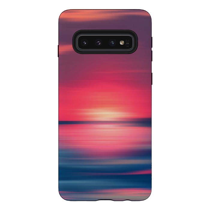 Galaxy S10 StrongFit Abstract Sunset I by Art Design Works