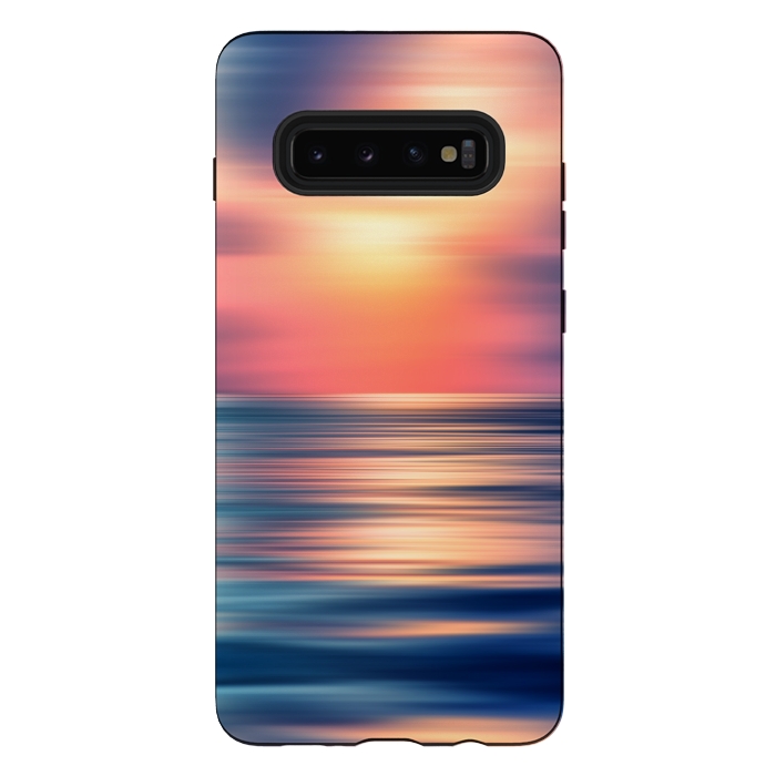 Galaxy S10 plus StrongFit Abstract Sunset II by Art Design Works