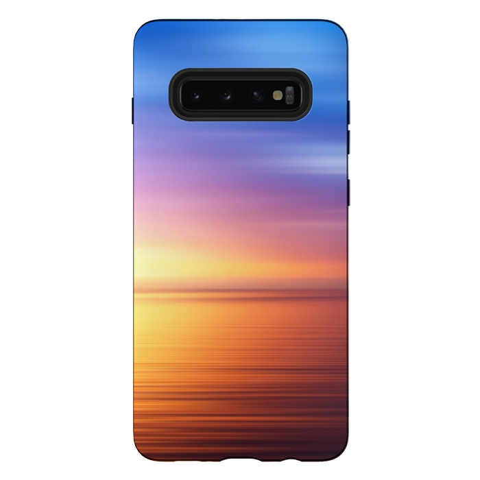 Galaxy S10 plus StrongFit Abstract Sunset IV by Art Design Works