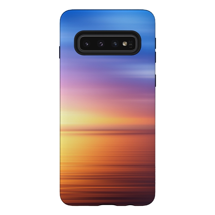 Galaxy S10 StrongFit Abstract Sunset IV by Art Design Works