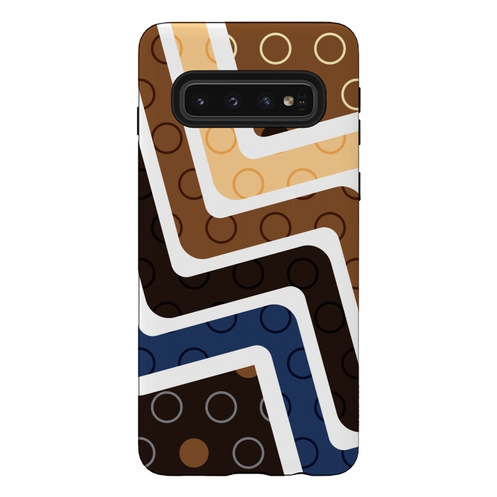 Galaxy S10 StrongFit Geometric Figures 3 by Bledi