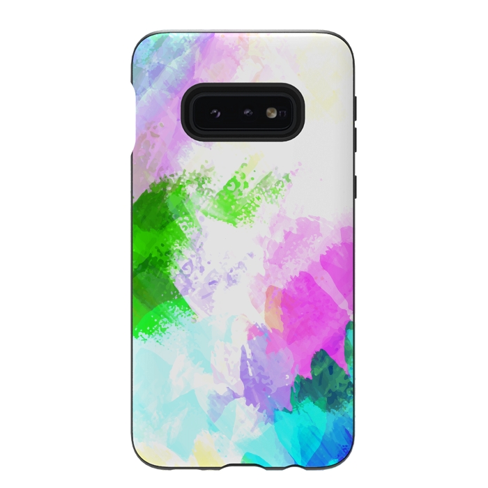 Galaxy S10e StrongFit Abstract watercolor paint by Bledi