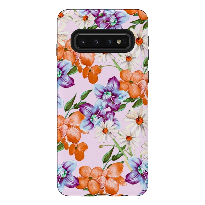 Galaxy S10 StrongFit Beauty in Bloom by Creativeaxle