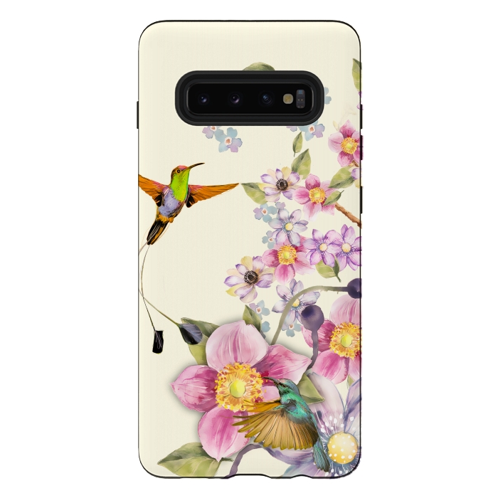 Galaxy S10 plus StrongFit Tropical Kingfisher by Creativeaxle