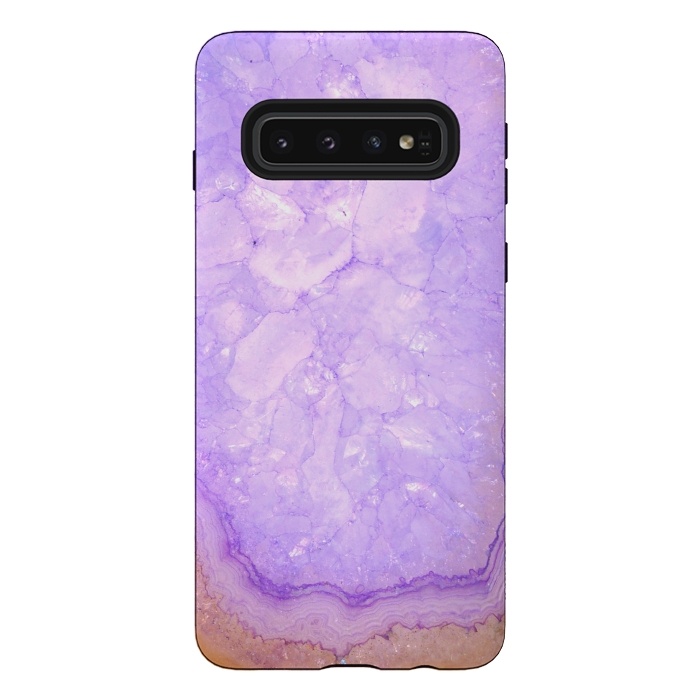 Galaxy S10 StrongFit Purple Agate by  Utart