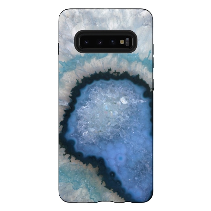 Galaxy S10 plus StrongFit  Blue Agate by  Utart