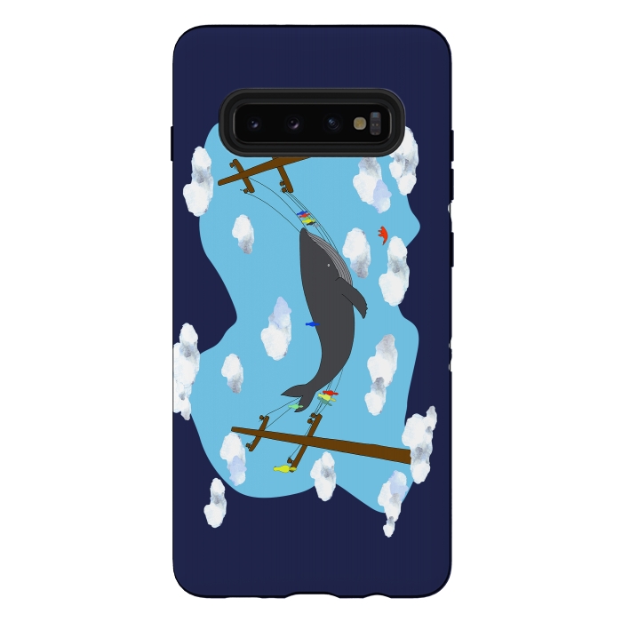 Galaxy S10 plus StrongFit There's Not Always Room For One More ( dark blue ) by Amaya Brydon
