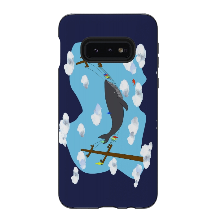 Galaxy S10e StrongFit There's Not Always Room For One More ( dark blue ) by Amaya Brydon