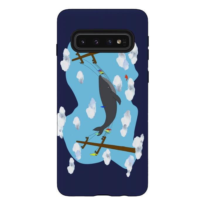 Galaxy S10 StrongFit There's Not Always Room For One More ( dark blue ) by Amaya Brydon