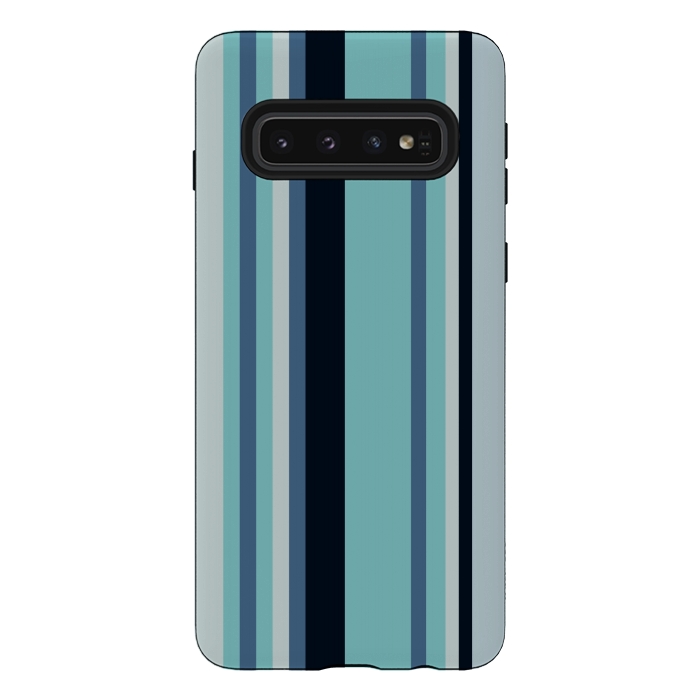 Galaxy S10 StrongFit Vertical Stripe Pattern by Dhruv Narelia