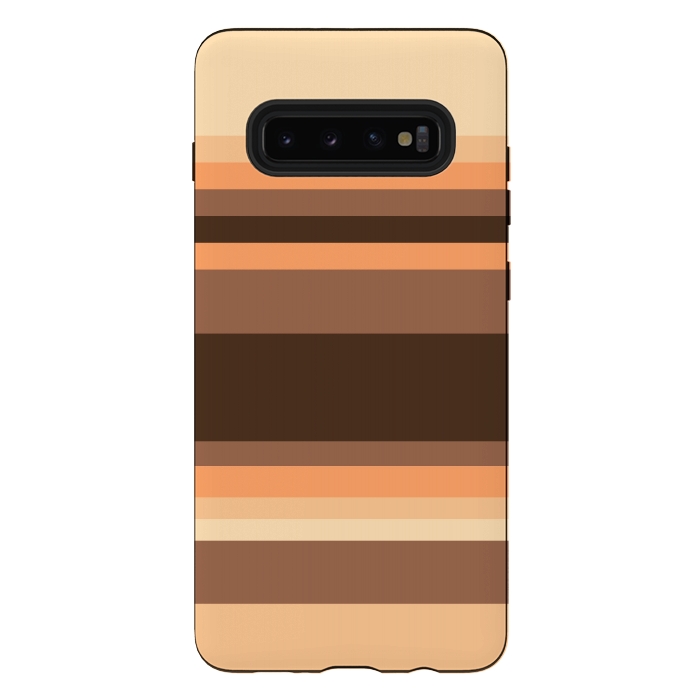 Galaxy S10 plus StrongFit Stripes Pattern by Dhruv Narelia