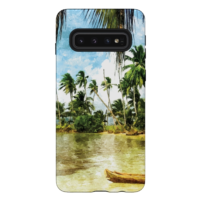 Galaxy S10 StrongFit Beach for Love by Creativeaxle