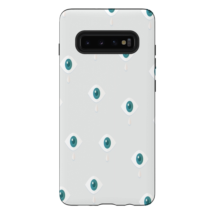 Galaxy S10 plus StrongFit S.Blue Eyes by Joanna Vog