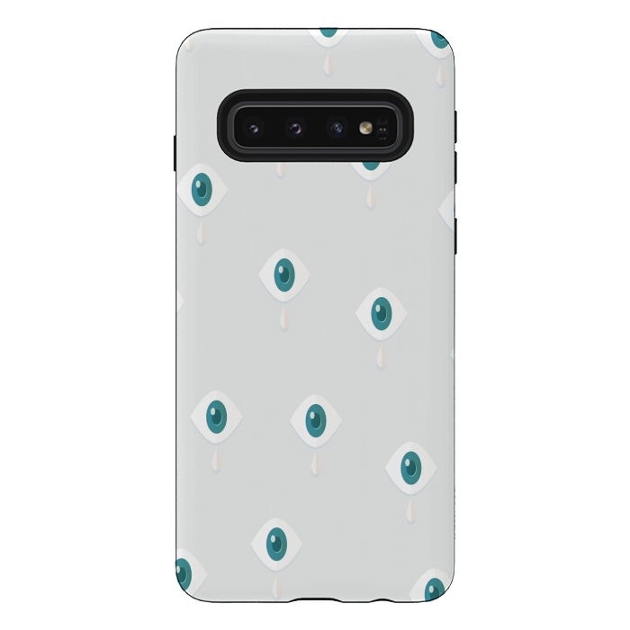 Galaxy S10 StrongFit S.Blue Eyes by Joanna Vog