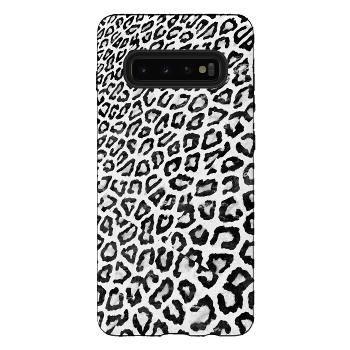 Galaxy S10 plus StrongFit Leopard print perspective effect by Oana 