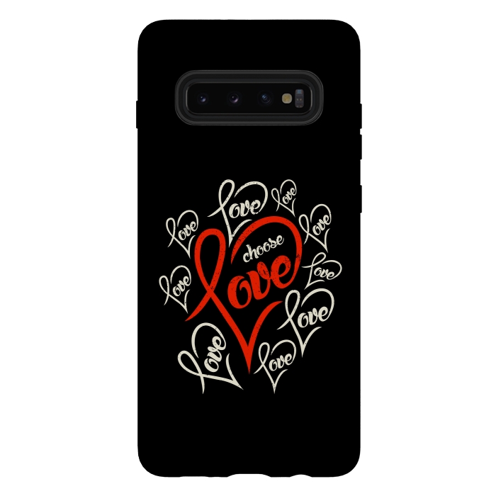 Galaxy S10 plus StrongFit choose love by TMSarts