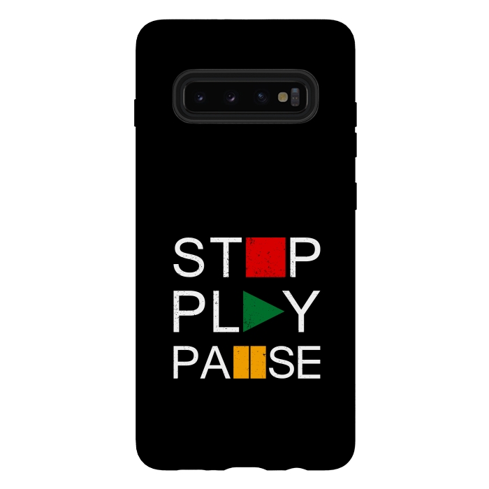 Galaxy S10 plus StrongFit stop play pause by TMSarts