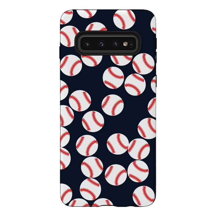 Galaxy S10 StrongFit Cute Baseball Print by Karolina