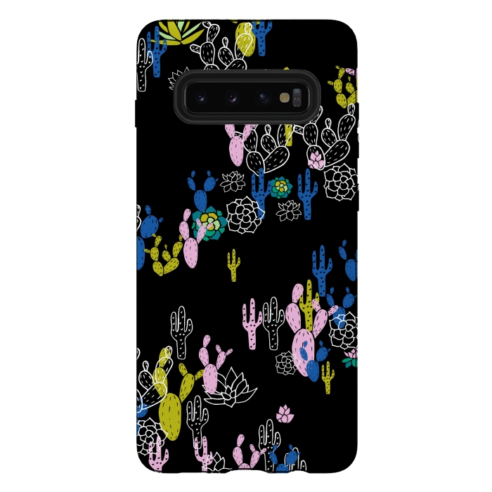 Galaxy S10 plus StrongFit Cactus and Succulent by Karolina