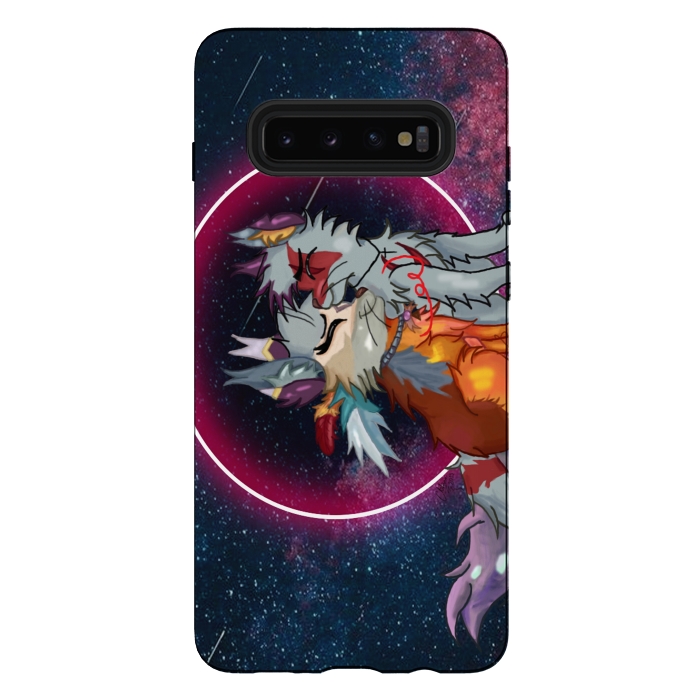 Galaxy S10 plus StrongFit Cat Love by Chiterra