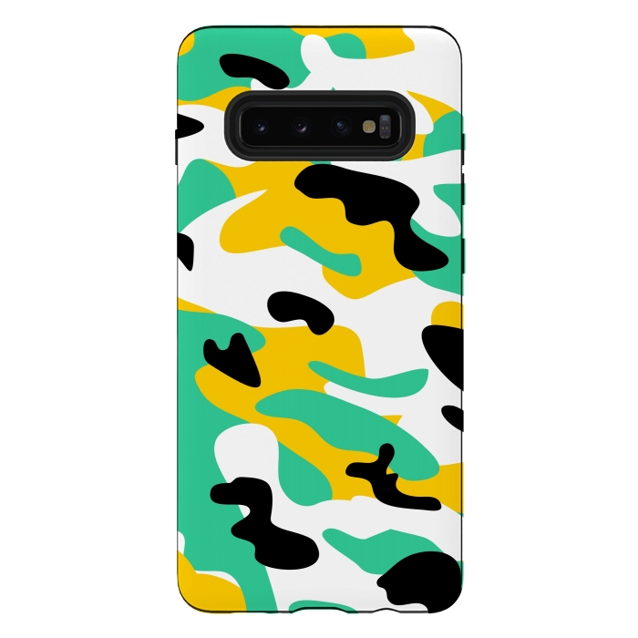 Galaxy S10 plus StrongFit Camouflage by Dhruv Narelia