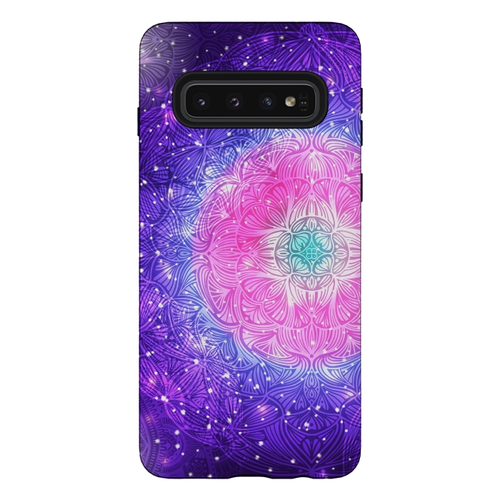 Galaxy S10 StrongFit Galaxy Mandala 002 by Jelena Obradovic