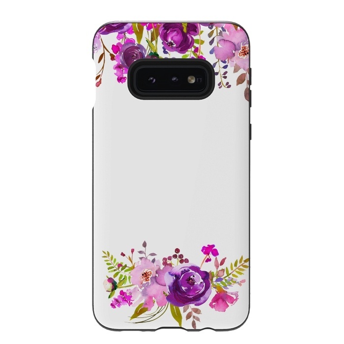 Galaxy S10e StrongFit Purple Spring Flower Dream by  Utart